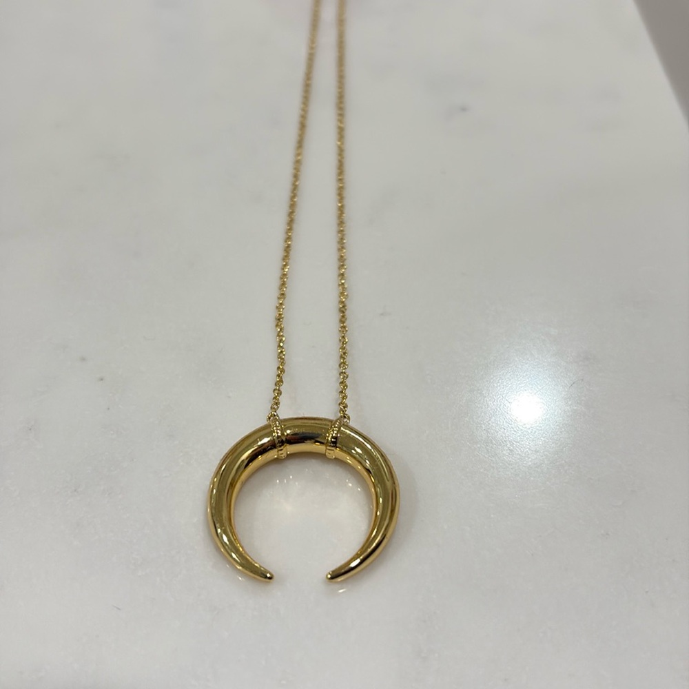 Gorjana Cayne Crescent Necklace